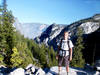 Me on John Muir Trail approaching Half Dome